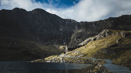 The copper mine at Llyn Llydaw, within the Snowdon Horseshoe