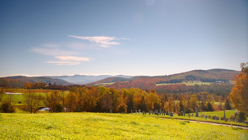 Autumn Landscpe in Vermont.