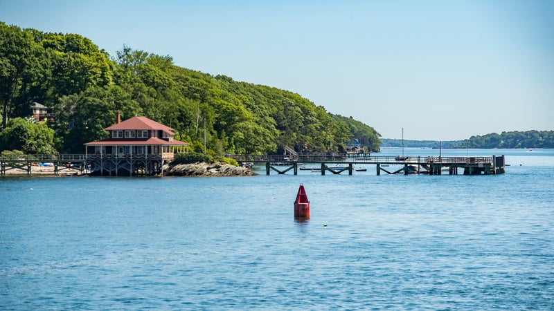 Great Diamond Island, Casco Bay, Maine, USA