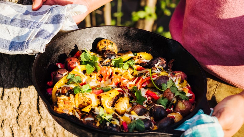 Camp food tastes better.