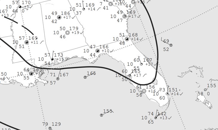 wind direction indicator map