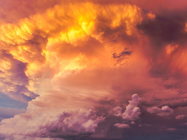 sky with clouds, how to read wind barbs