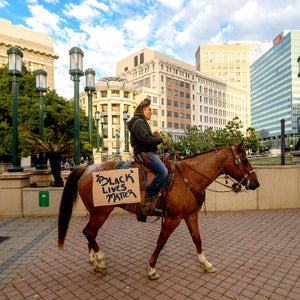 Brianna Noble is the owner of Mulatto Meadows, an equestrian business focused on making the horse world more accessible to youth of color from economically disenfranchised neighborhoods.