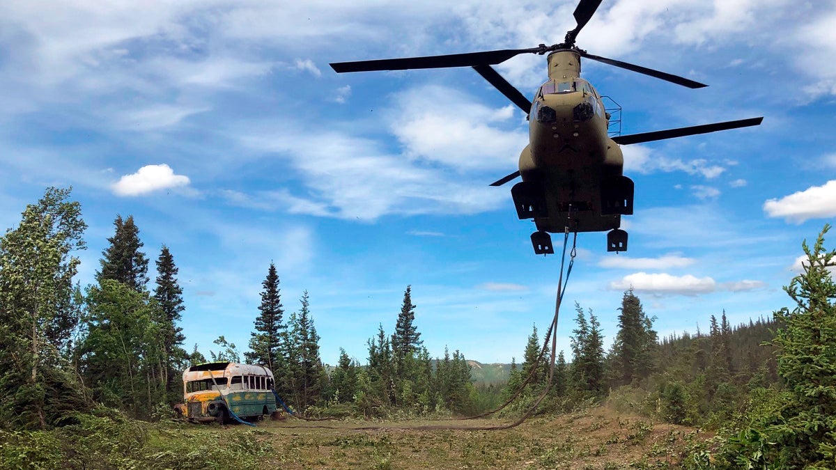 Alaska Airlifts ‘Into the Wild’ Bus Out of the Wild