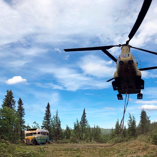 Alaska Airlifts ‘Into the Wild’ Bus Out of the Wild