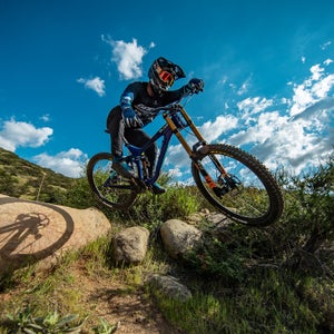 A former national champion in motocross, Jackson burst onto the mountain-bike scene in 2010, earning his pro card at his second downhill race ever.