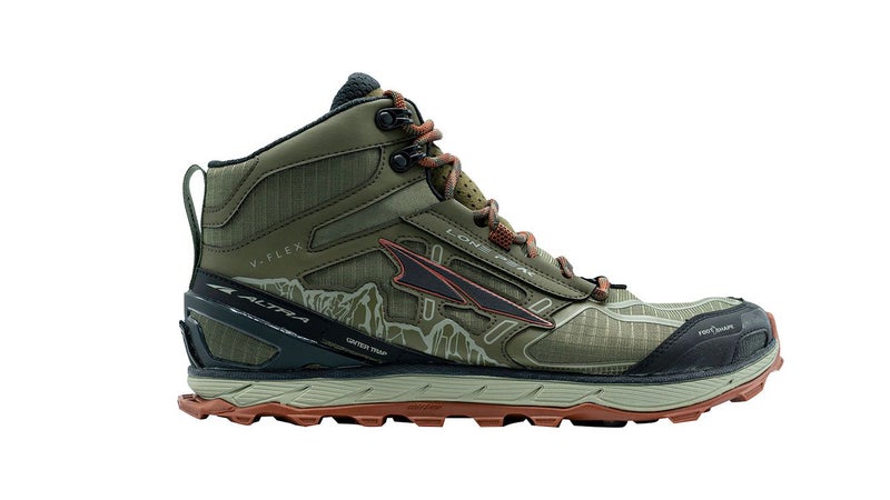 The Altra Lone Peak 4 Mid Mesh combines the weight and breathability of a trail runner with the ankle protection of a mid-rise hiking boot.