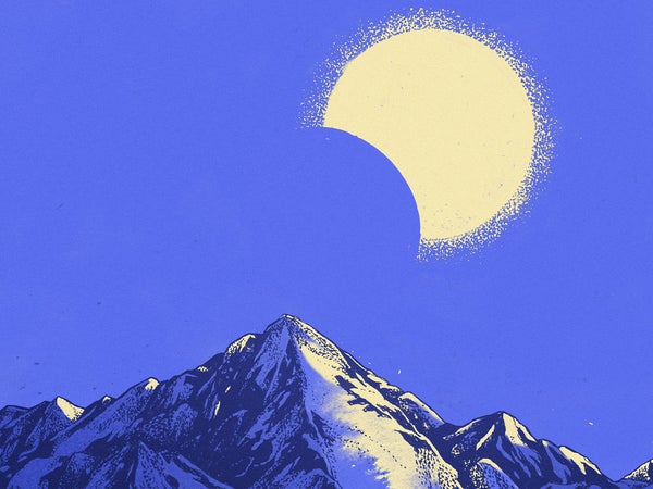 What would it be like to experience an eclipse from the summit of a high peak?