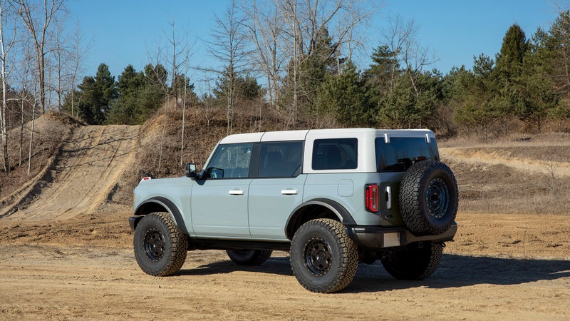 A four-door Bronco with 35-inch-tires.