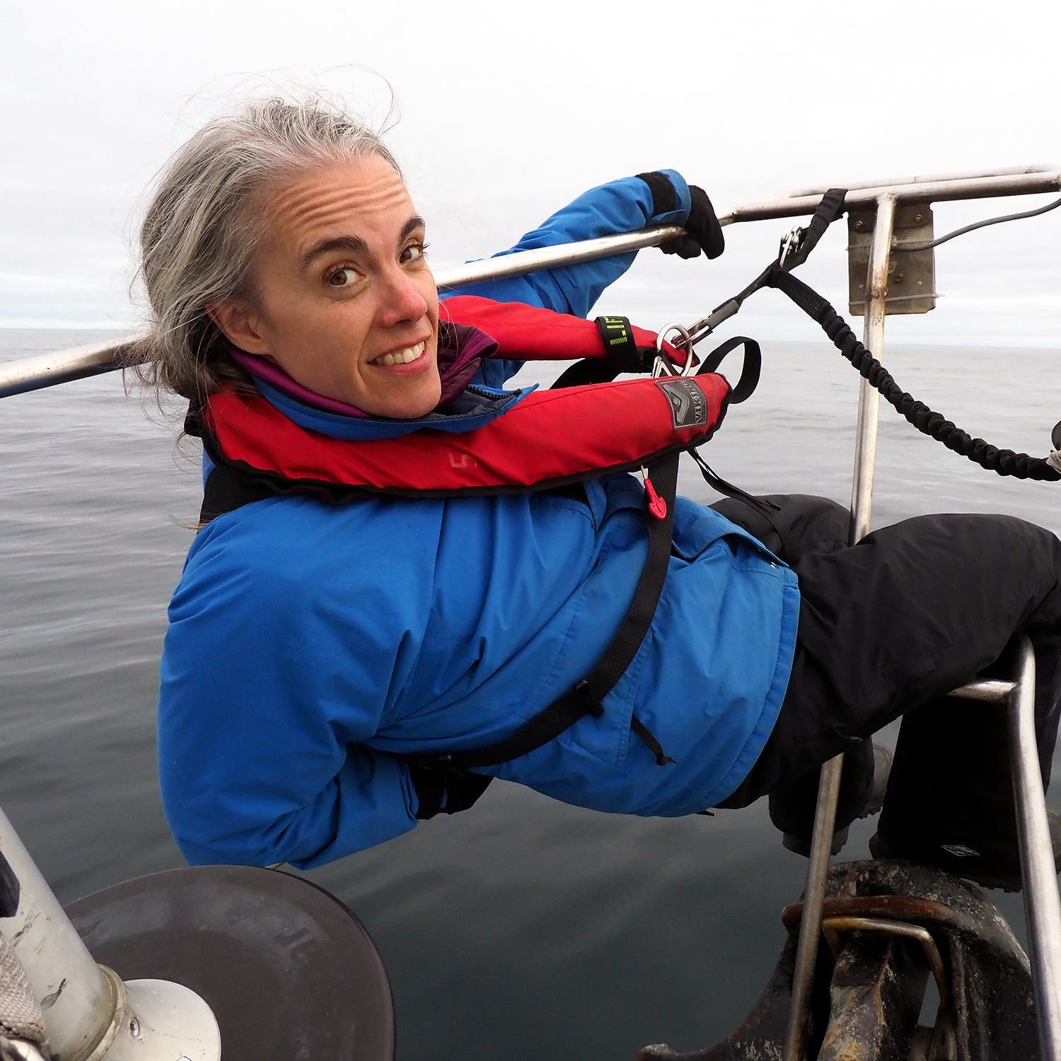 The author aboard the <i>Alter Ego</i>