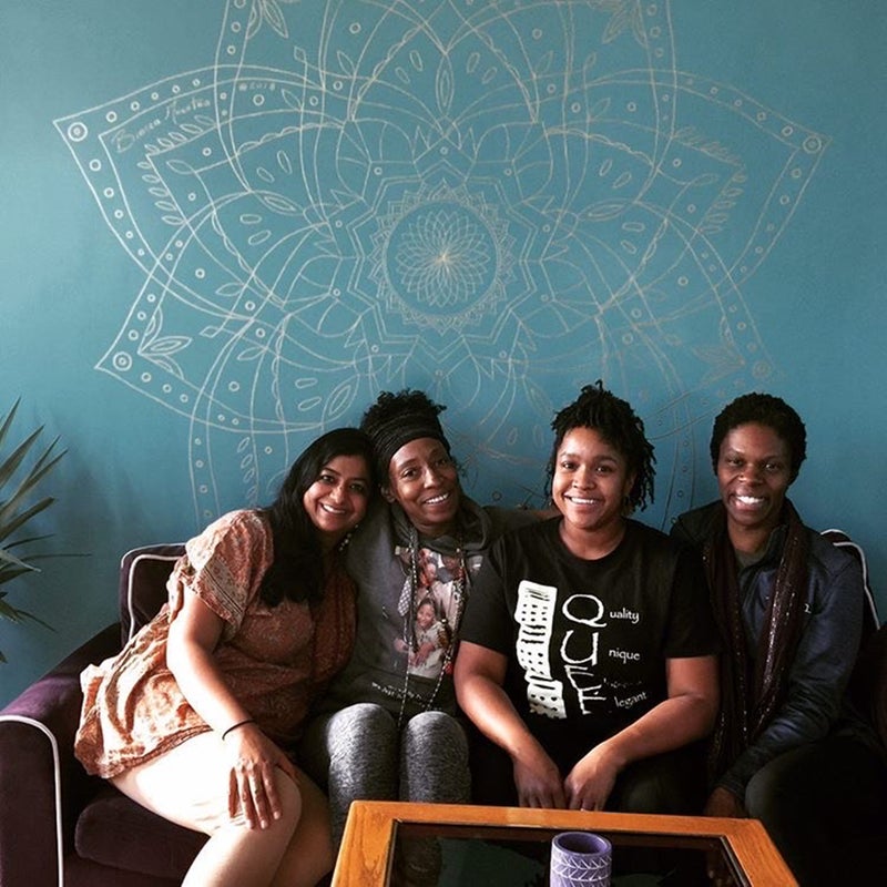 Co-op members Lakshmi Nair, Beverly Grant, Aishah Muhammad, and Natasha Chaoua.