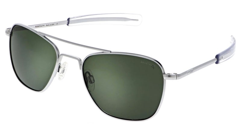 The cost of most sunglasses comes from middlemen and markups. The cost of the Randolphs comes from their content.