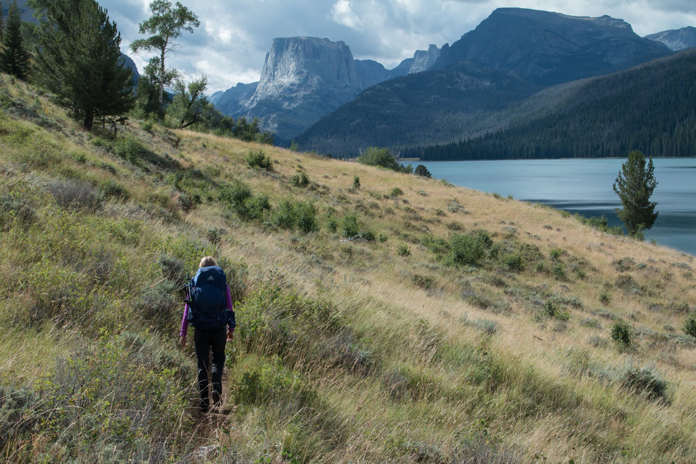 Backpacking Wyoming - Wind Rivers - Off Trail Adventure to Spider Lakes  Camping 3/6 