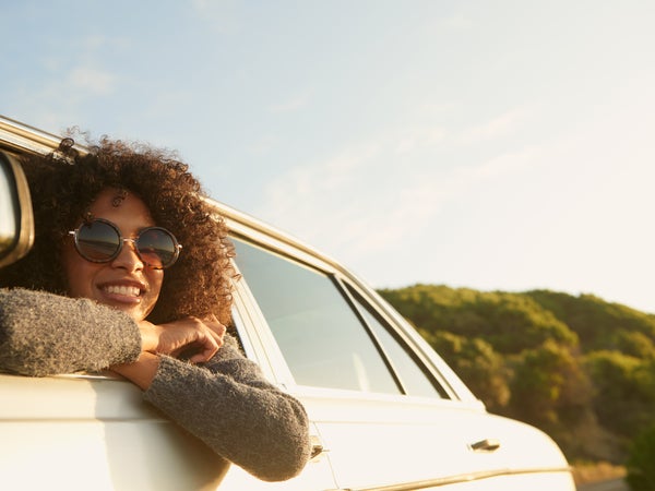 Hitting the open road does wonders for the spirit, but it can wreak havoc on skin.