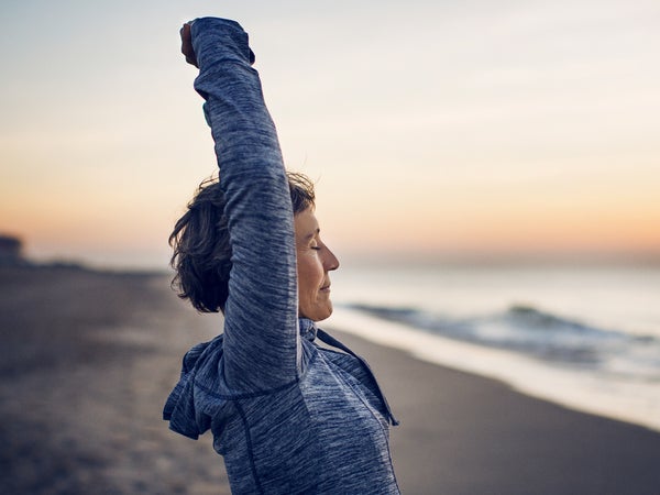 During times like this, practicing gentle, basic fitness movements can be a great way for both beginners and experienced athletes to give the nervous system a chance to reset.