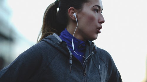 Young, Healthy Caucasian Woman Breathing Hard ԹϺ During Running Workout