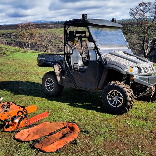 Some of the Houstons’ firefighting equipment
