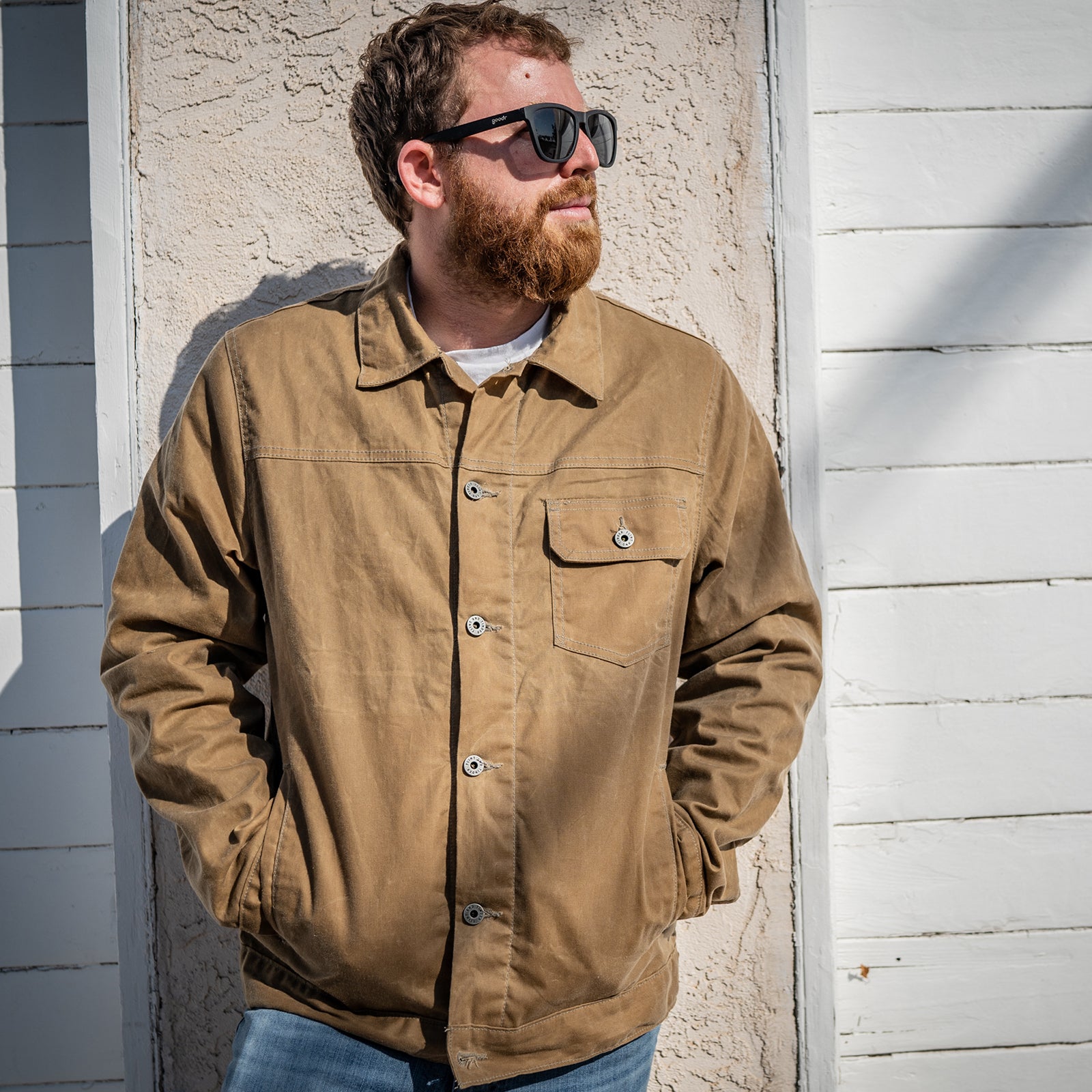 Why I Love This Flannel-Lined Waxed Trucker Jacket
