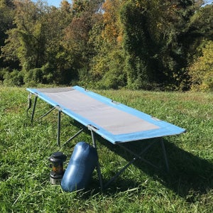 The Eureka Camp Cot cradles you just enough to keep you in place while you sleep, so there’s no tossing and turning through the night.