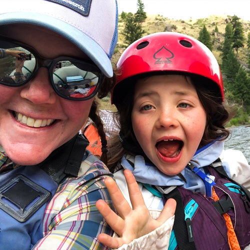 The author with Hollis