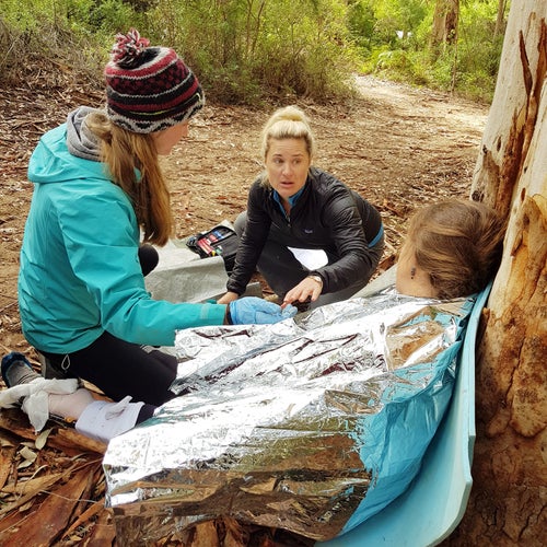 Baecher at a Survive course