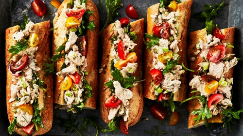 Hoagies made with Good Catch imitation tuna