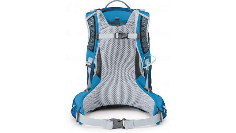 Osprey uses a tensioned mesh suspension system that allows its packs to conform to the shapes of different backs. This works incredibly well with lighter loads but cannot provide the vertical weight transfer or stability necessary to haul in excess of 70 or 80 pounds.