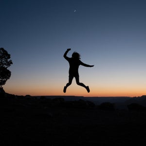 Jumping Silhouette