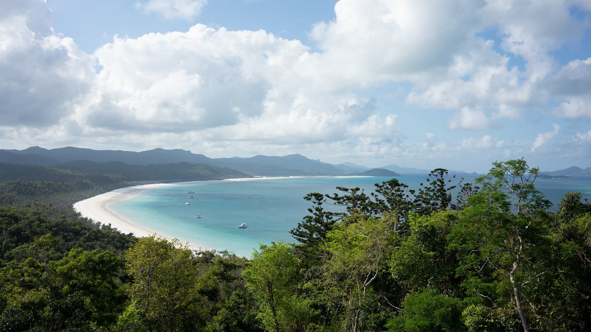 Whitehaven viewed from a nearby hike