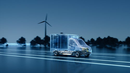 Arriving in late 2023, the all-new Sprinter will ride on a platform that can accommodate both electric and internal-combustion power trains.