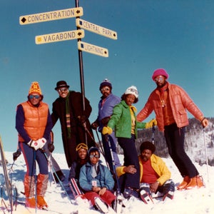 Arthur Clay (second from  left) and his wife, Mamie Clay (seated, left), at Steamboat in 1978