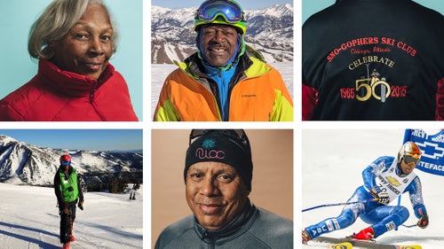 Clockwise from top left: Naomi Bryson; Henri Rivers; Sno-Gophers jacket; Andre Horton; Schone Malliet; Chuck Harris