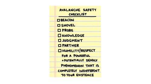 The avalanche doesn’t care if you’re an expert.