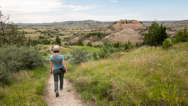 The author on Painted Canyon Trail