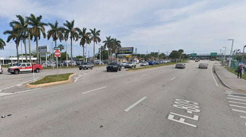 South Military Trail in West Palm Beach, Florida