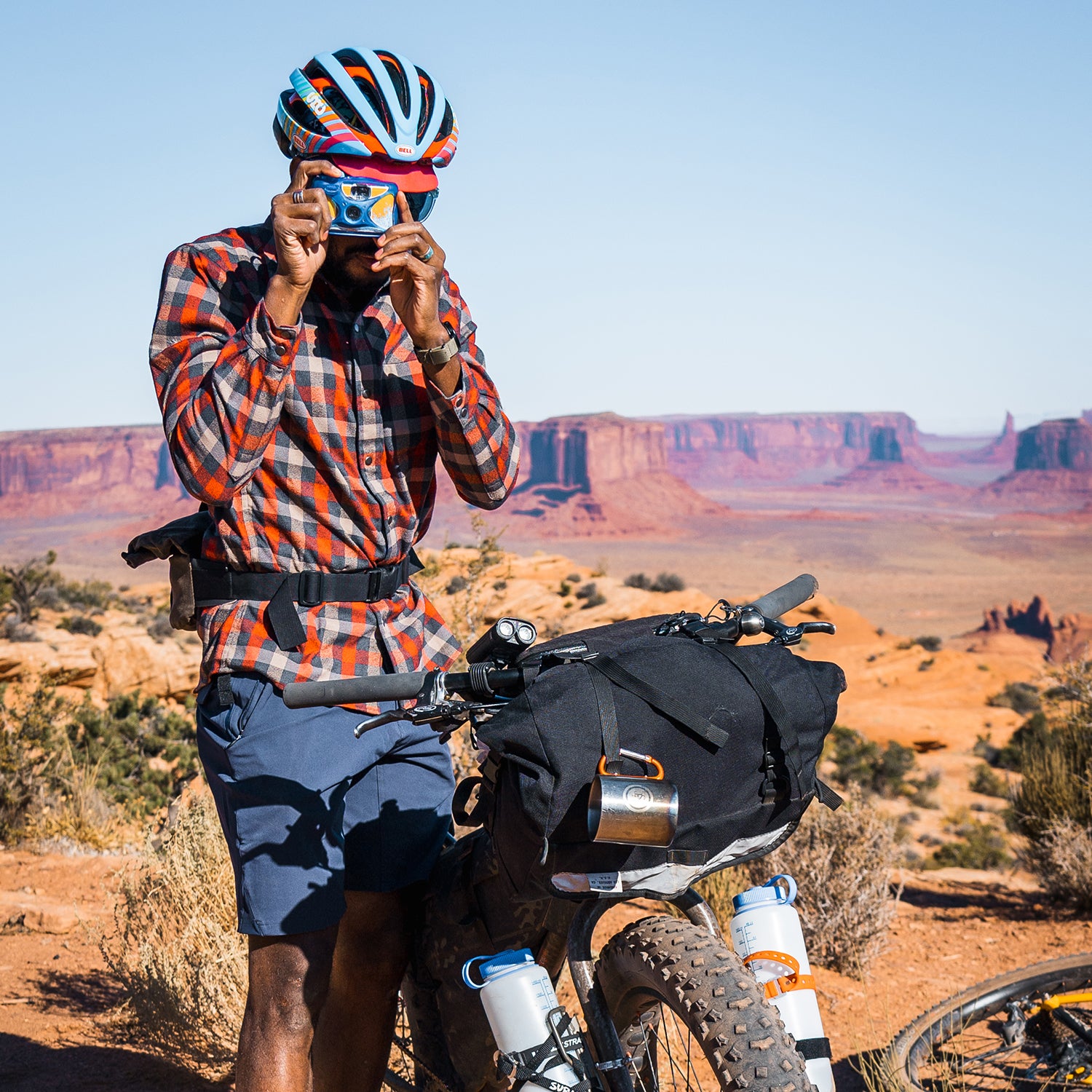 Photo op above Arizona’s Monument Valley