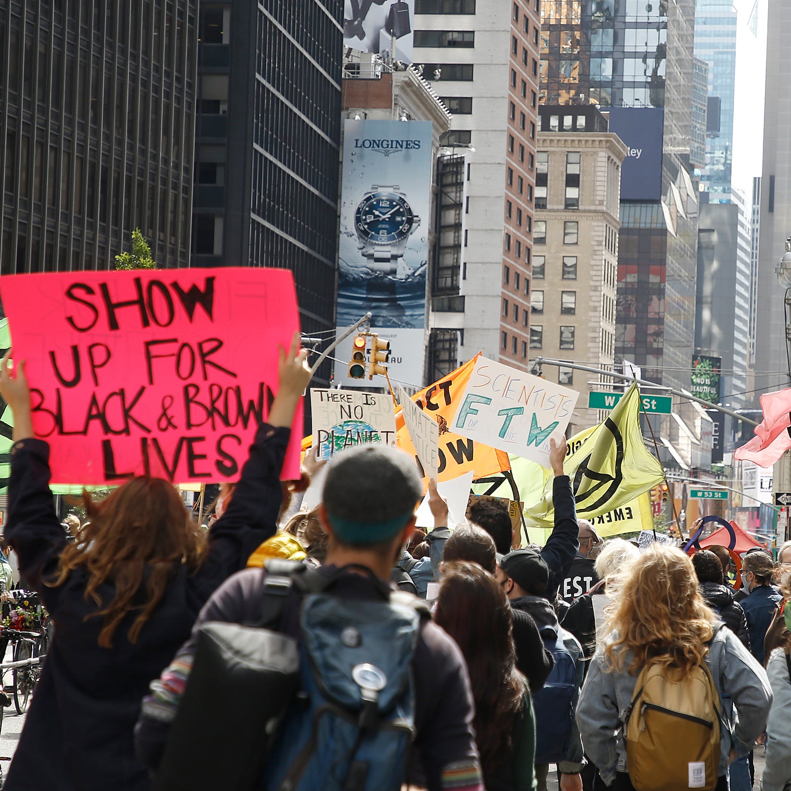 Climate And Racial Justice Rally In New York City