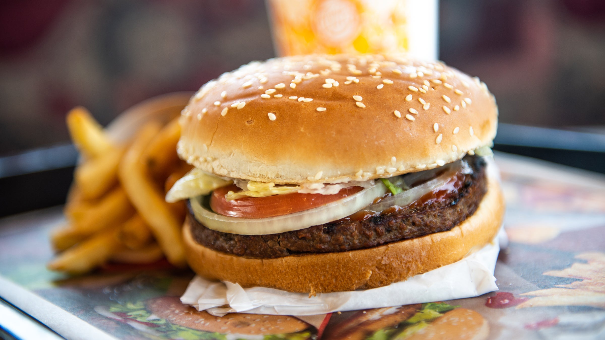 Healthiest food on sale at burger king