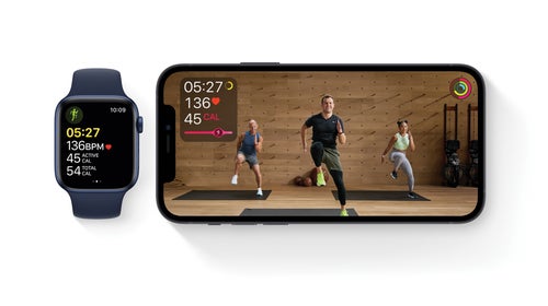 From left: Watch Series 6; Apple’s Fitness+