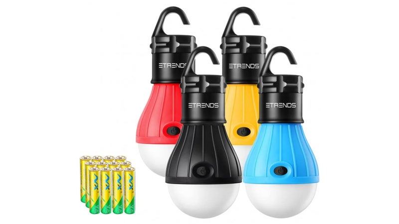 The price of these lights is what makes them special. Hang up a bunch and you'll be able to light a very large area for a long time for not much money.