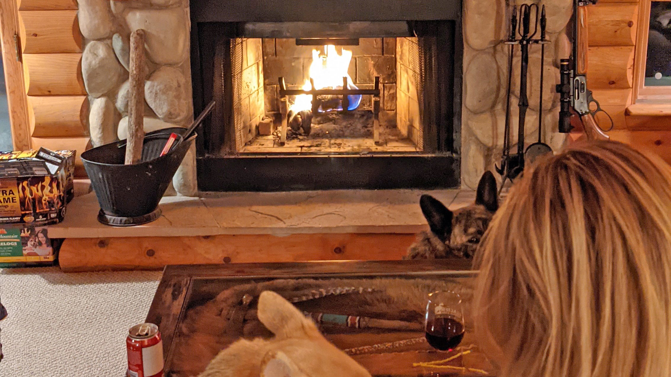 Cabin life's alright. 