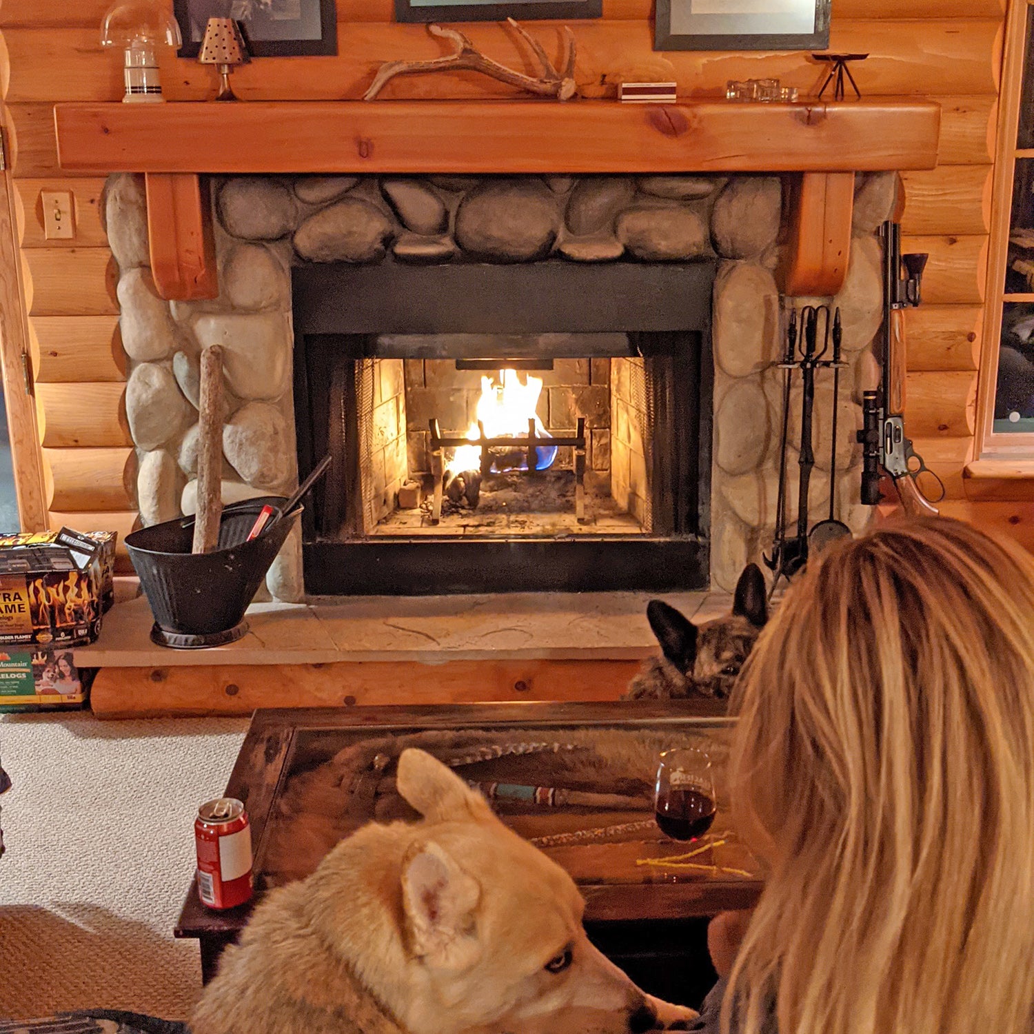 Cabin life's alright.