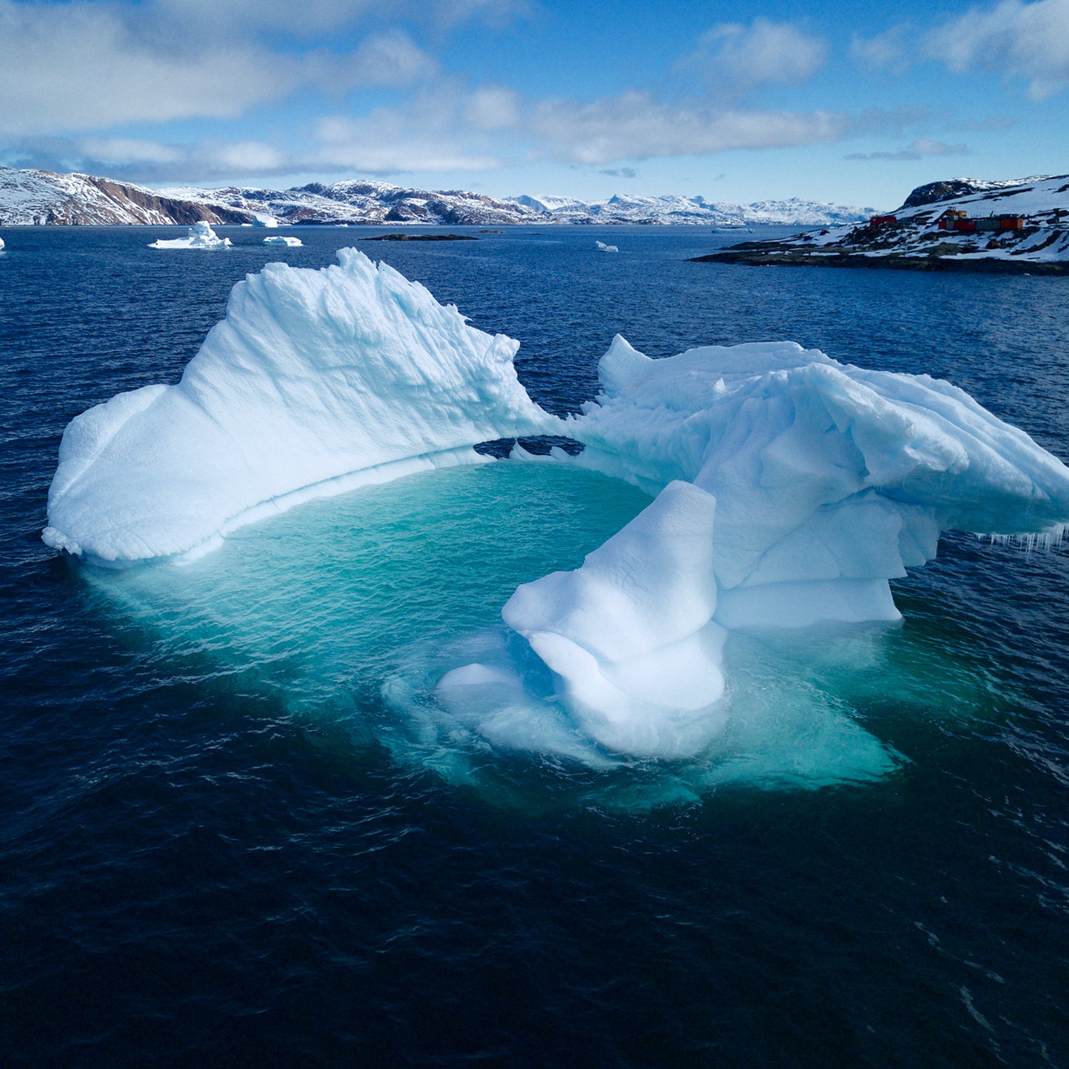 Greenland Stunning Iceberg Formation Melts And Begins To Collapse