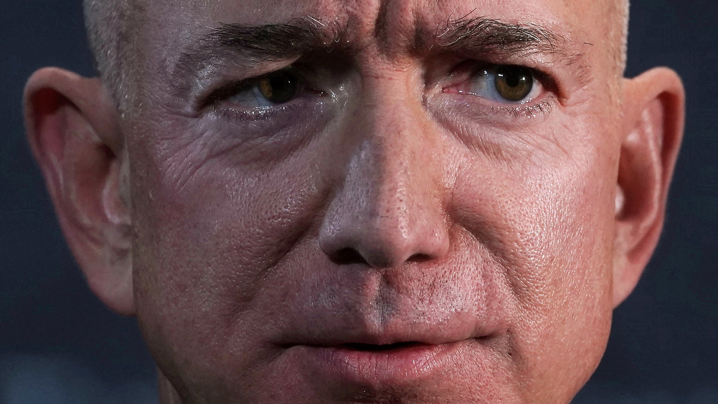 Jeff Bezos Speaks At Economic Club Of Washington With Club President David Rubenstein