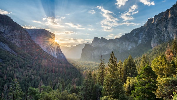 Sunrise at Yosemite National Park