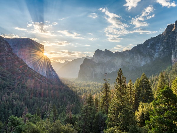 Sunrise at Yosemite National Park