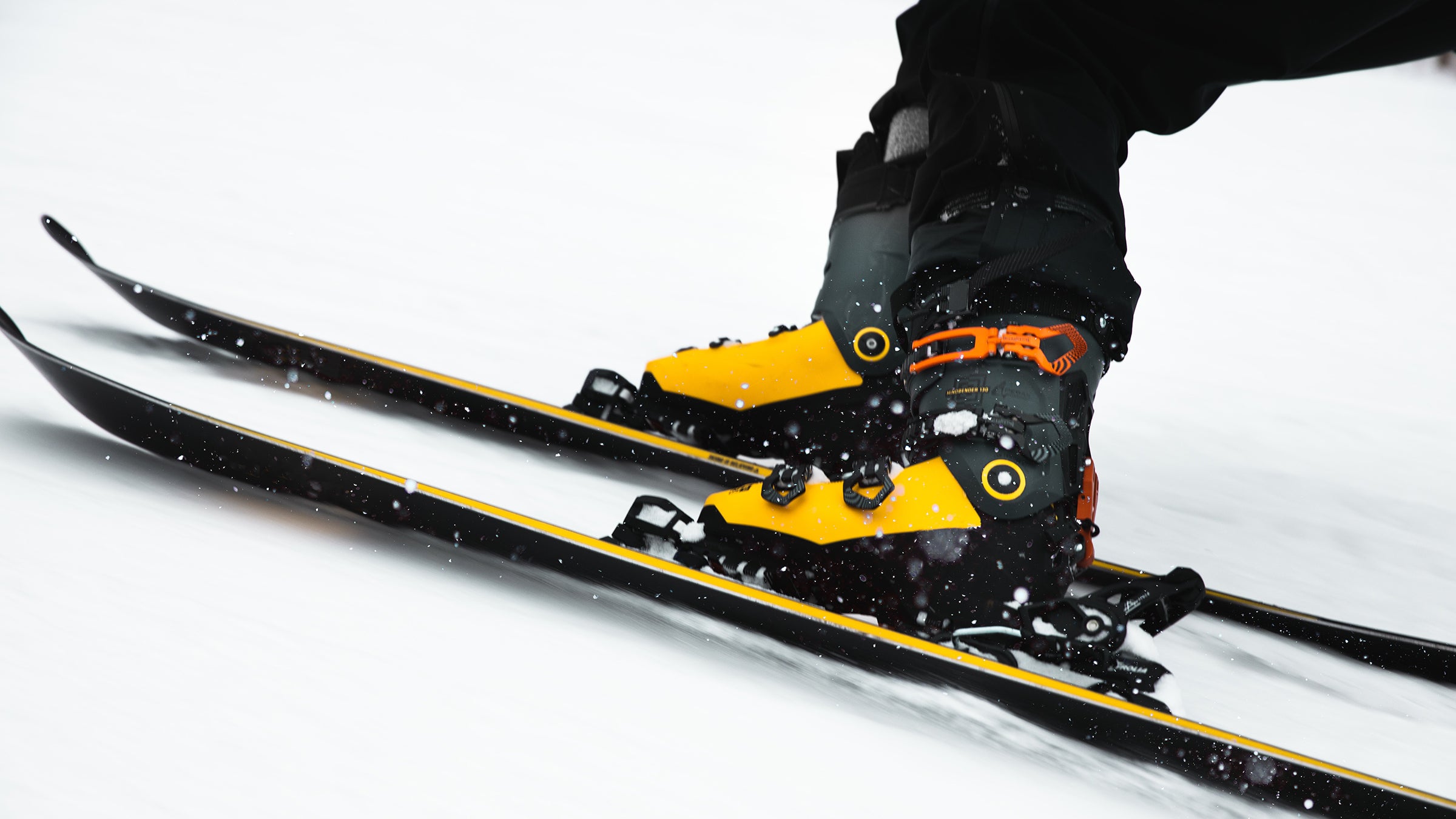 Heat molded shop ski boots