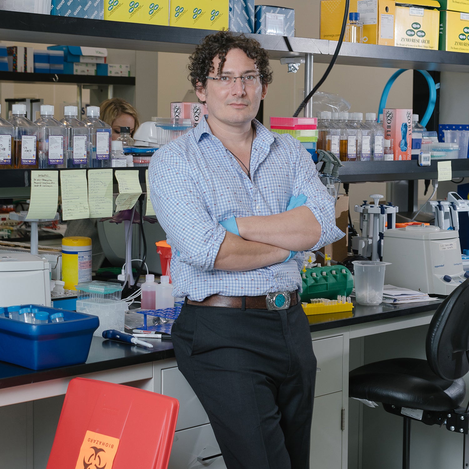 Glanville says his treatment will work well and be more affordable—think $900 per dose instead of the $2,000 per that Regeneron charges.