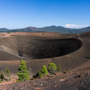 Cinder Cone's enormous crater in Lassen Volcanic National Park