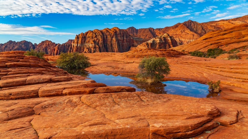 Seasonal Pond in the Sandstone of Snow Canyon State Park